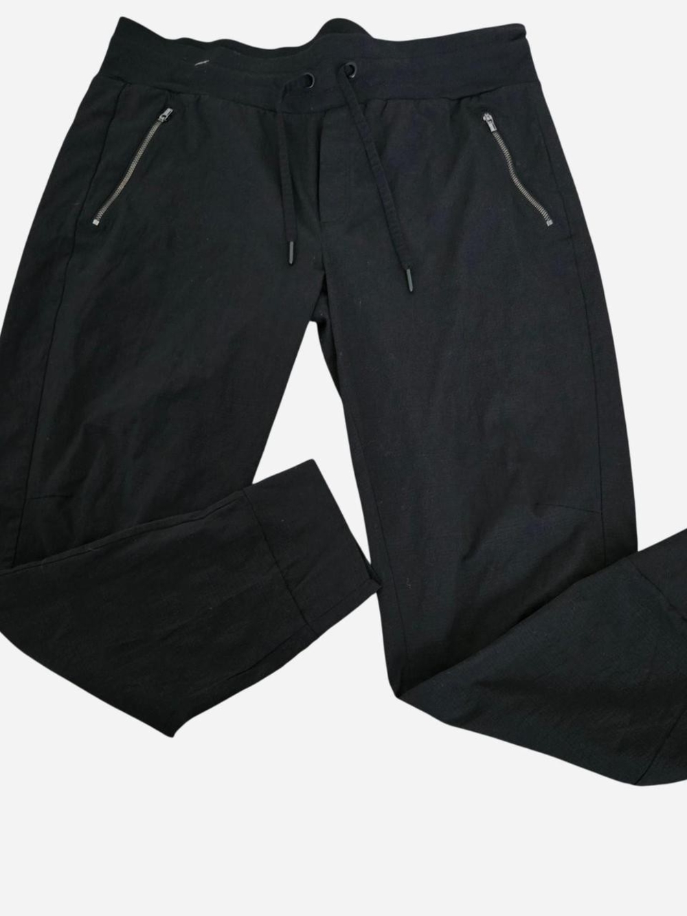 Athleta Black Men's Jogger Pants with Zipper Pockets